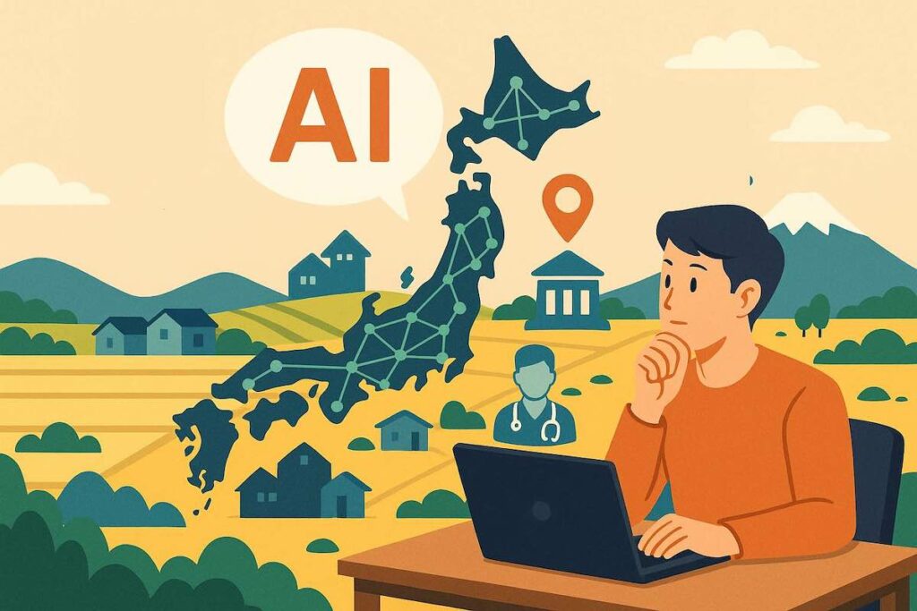 地方とAIについてのイラスト02